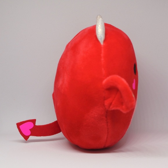 Custom Glow in the Dark Valentine’s Karlie Devil Bat Squishmallow Toy - Picture 6 of 8